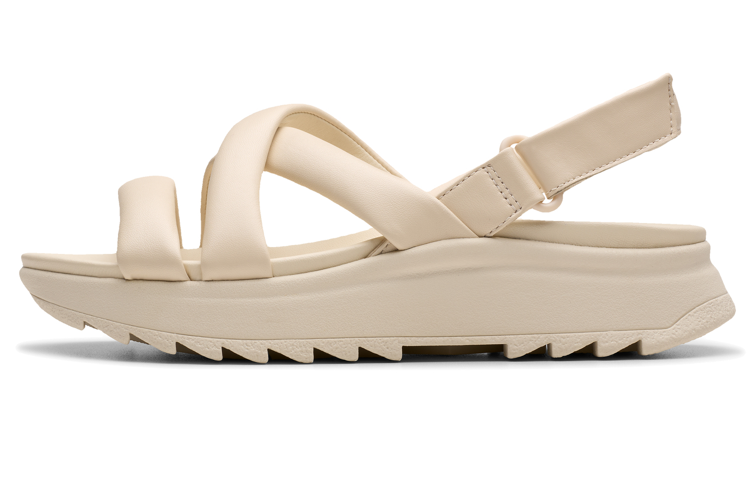 Пляжные сандалии женские белые Clarks, молочно-белый 261803584