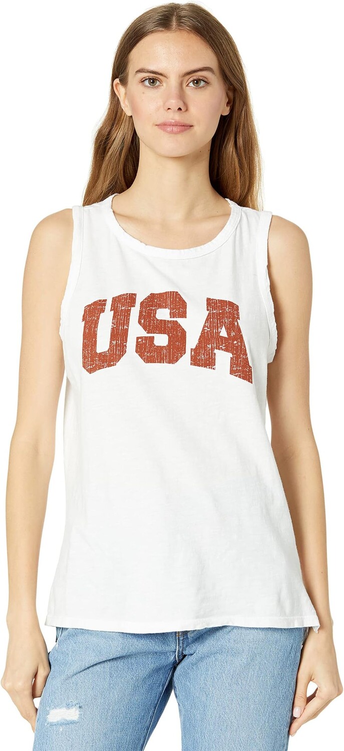 

Топ The Original Retro Brand USA Slub Tank, белый