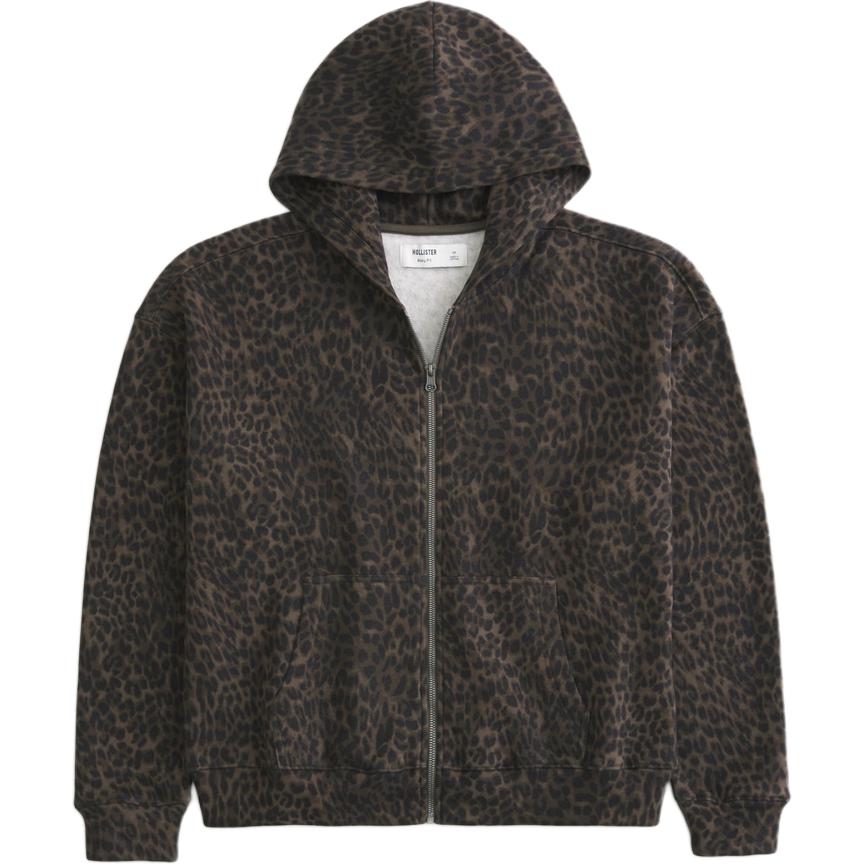 

Hollister/ Толстовка мужская коричневая с капюшоном Moderate