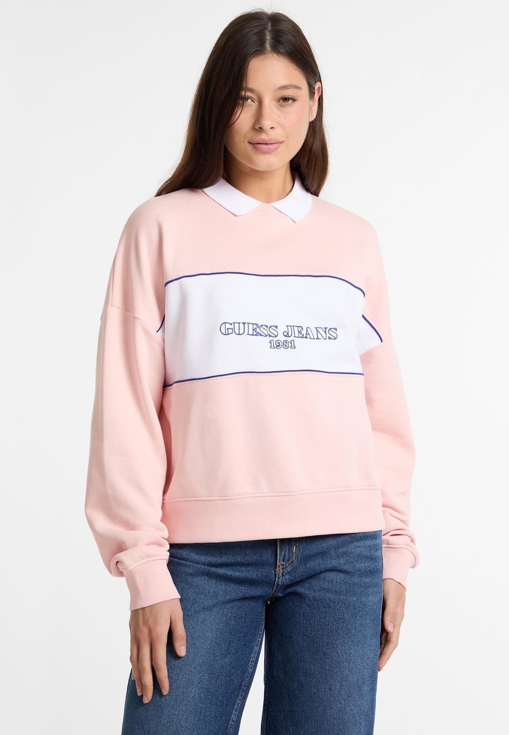 

Толстовка Guess Jeans, светло-розовый