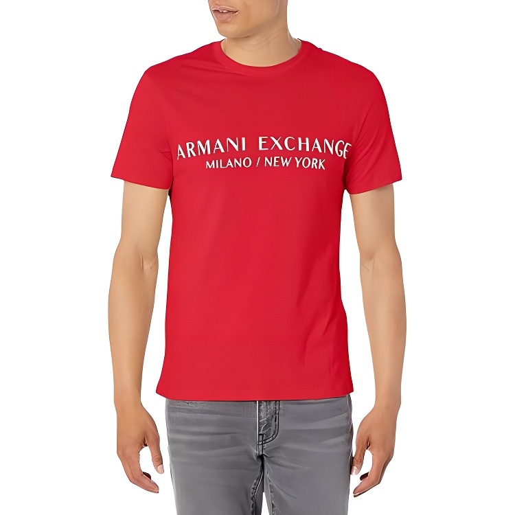 

EMPORIO ARMANI Футболка мужская красная