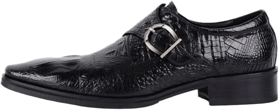 Лоферы крокодиловая кожа Black DHFIRUFSHLO