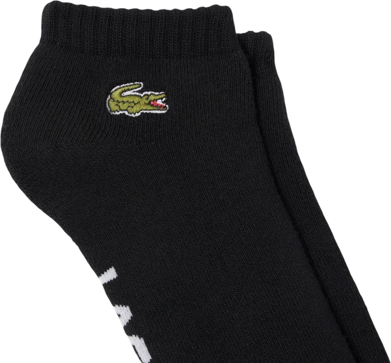 Lacoste Unisex Sport, 2 пары носков из джерси и хлопка, Black — фото 2