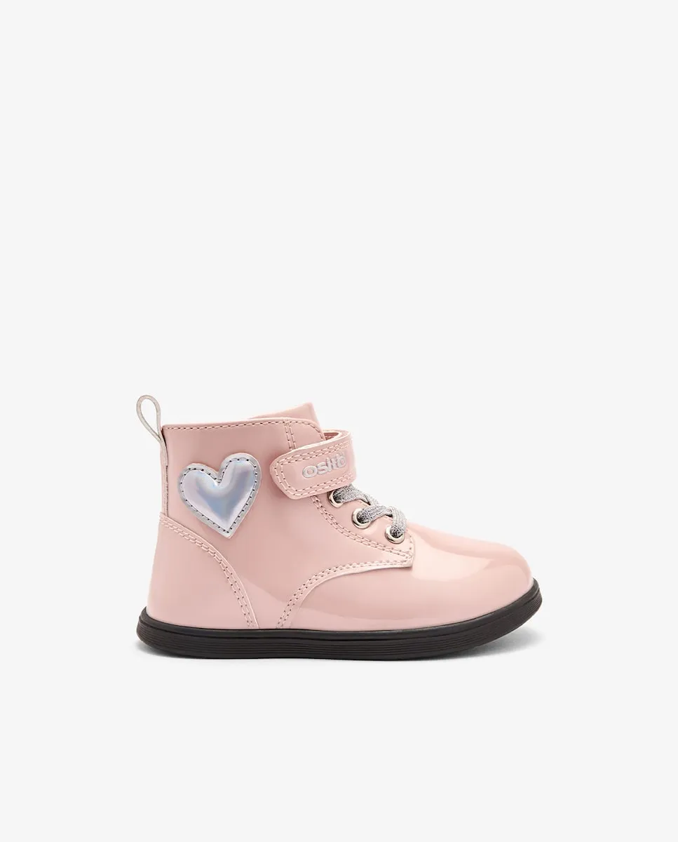 

Гибкие детские ботинки с просторным носком, дизайн в виде сердца Conguitos, розовый