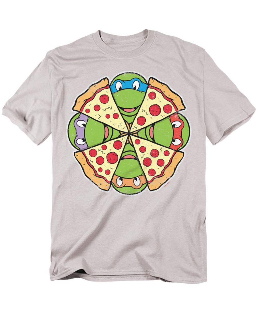 

Мужская футболка с изображением пиццы TEENAGE MUTANT NINJA TURTLES, Silver, Бежевый, Мужская футболка с изображением пиццы TEENAGE MUTANT NINJA TURTLES, Silver