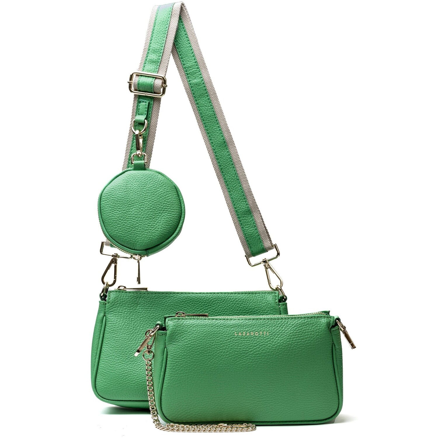 

Сумка через плечо Lazarotti Milano Leather Umhängetasche Leder 23 см, цвет light green, Зеленый, Сумка через плечо Lazarotti Milano Leather Umhängetasche Leder 23 см, цвет light green