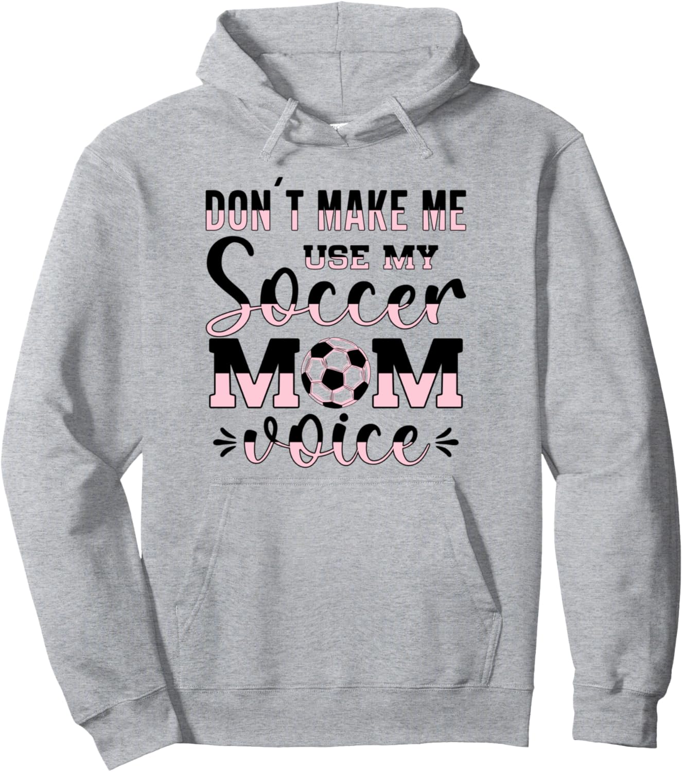 

Футбольная мама на игровой день Футбольная мама Худи Soccer Mom Gifts For Soccer Fans And Moms, Mother'S Day, серый