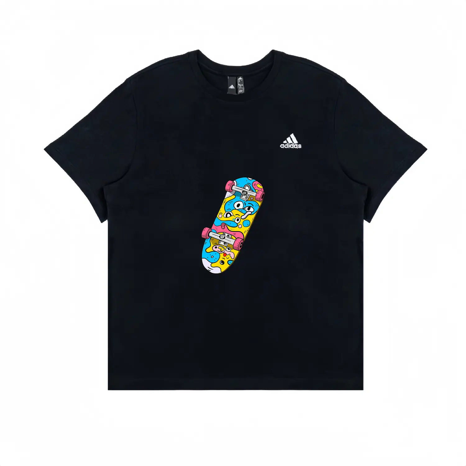 

Футболка унисекс черная Adidas, черный