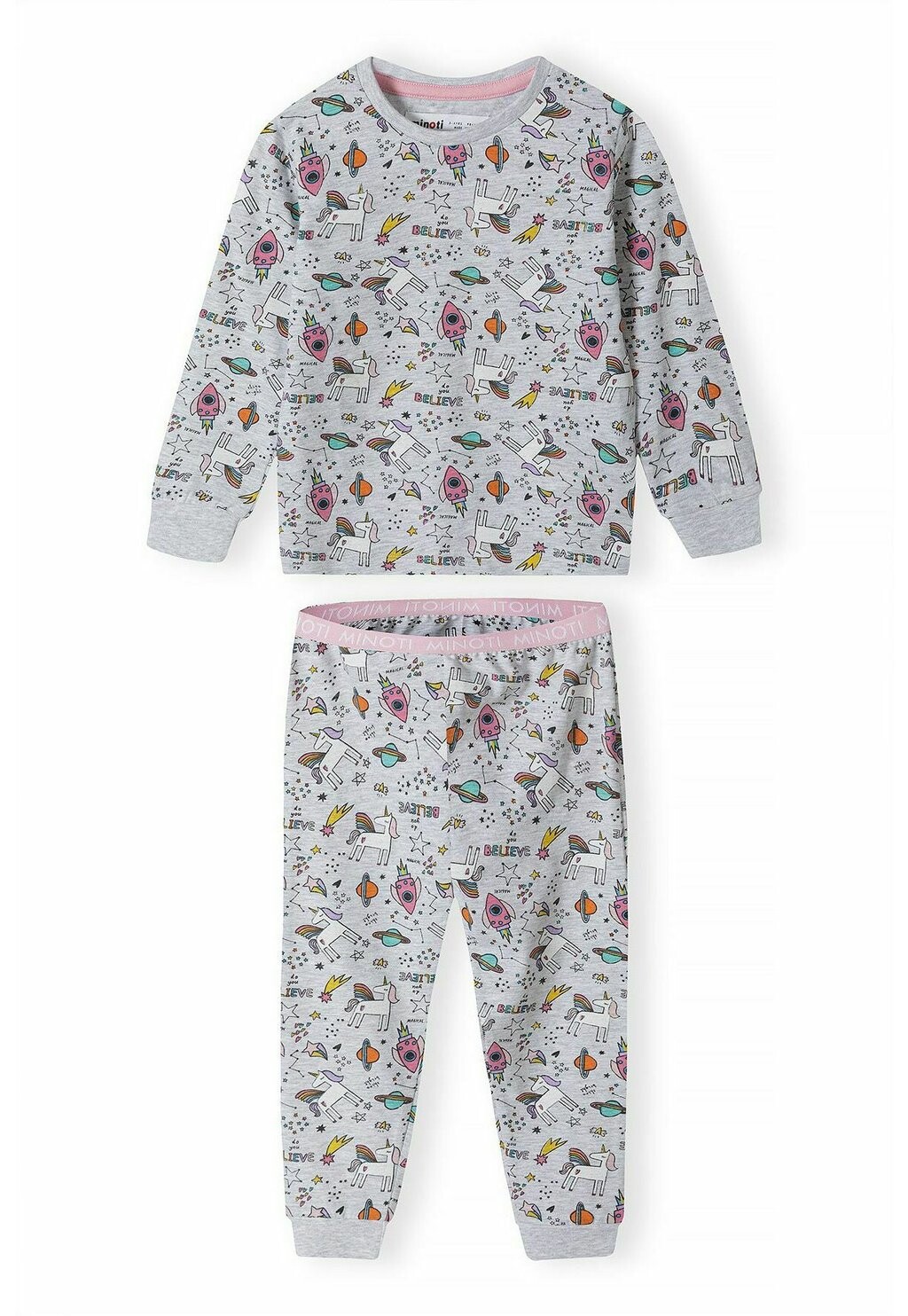 

Пижама Set Standard MINOTI, цвет grey pink