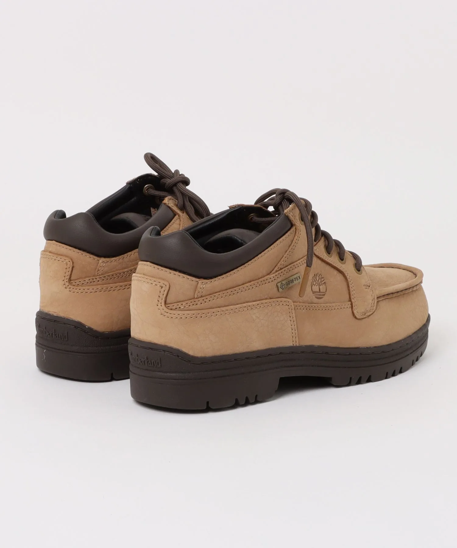 Мужские коричневые ботинки Timberland MocToe GT× коричневые — фото 2