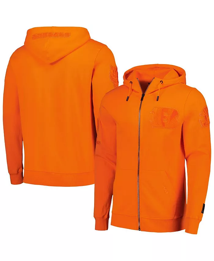 

Мужская оранжевая толстовка с молнией Cincinnati Bengals Triple Tonal Pro Standard