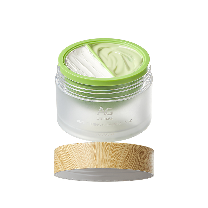Маска для лица Cocochi AG Matcha Latte успокаивающая очищающая 100г/коробка для сухой кожи, жирной кожи, комбинированной кожи Cocochicosme — фото 3