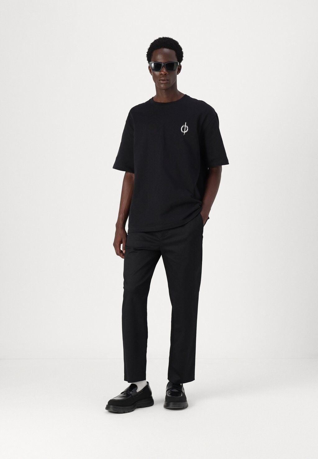 

Футболка с принтом UNISEX Samsøe Samsøe, черный