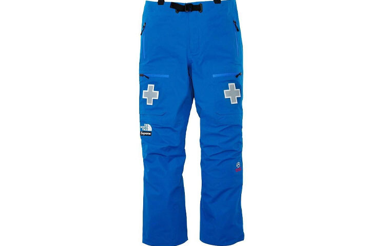 Повседневные брюки унисекс The North Face X Tnf Joint Series Supreme, хаки — фото 3