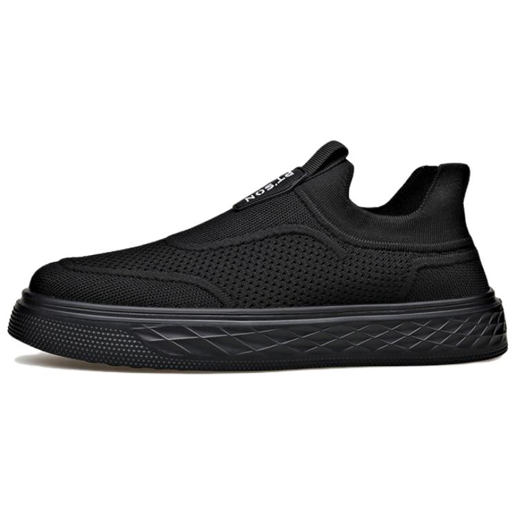 

PT'SON Низкие мужские кроссовки для скейтбординга, черные