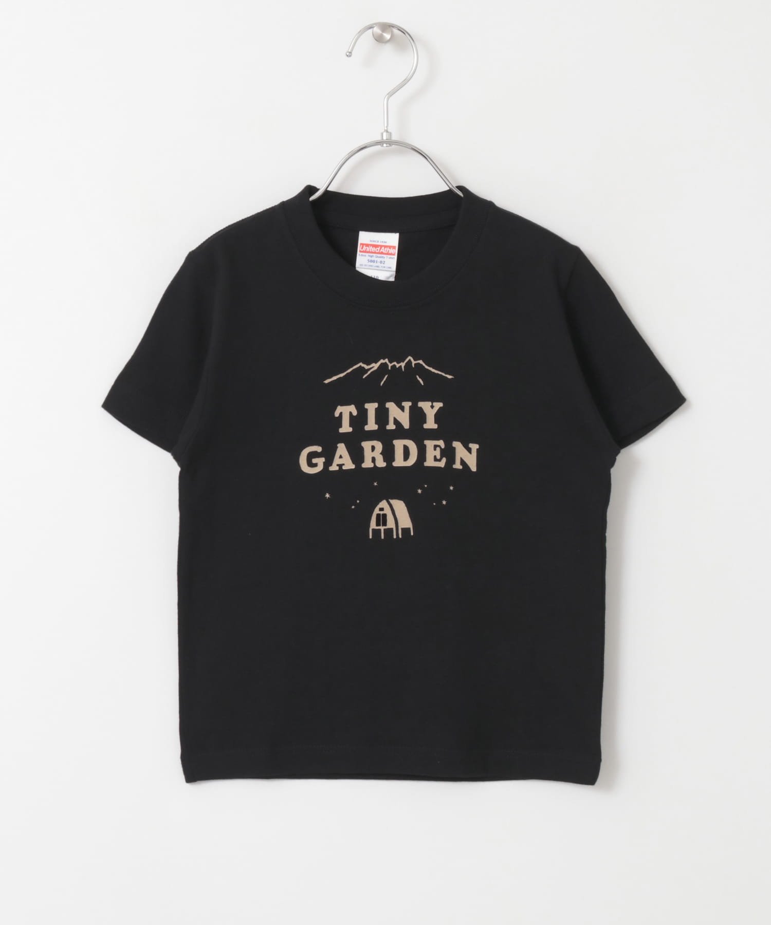 Детская футболка TINY GARDEN EKAL, BLACK/BEG