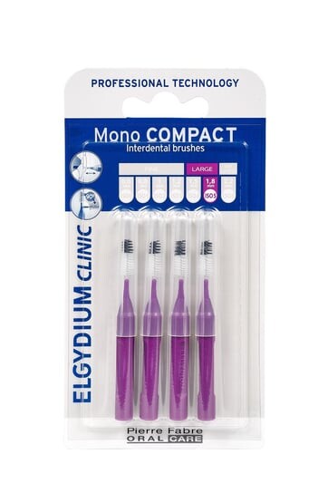 

Межзубные щетки, Фиолетовый, 4 шт. Elgydium, Clinic Mono Compact 5