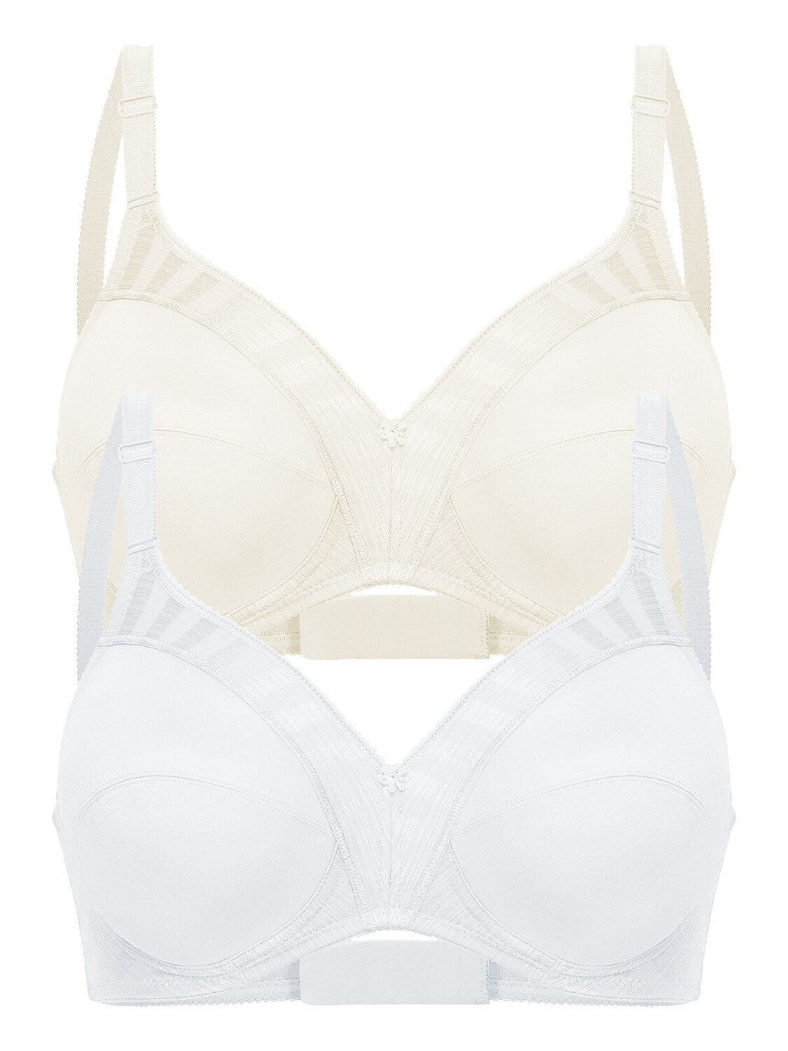 

Бюстгальтер без косточек Felina 2er Pack BH ohne Bügel, цвет champagner weiss