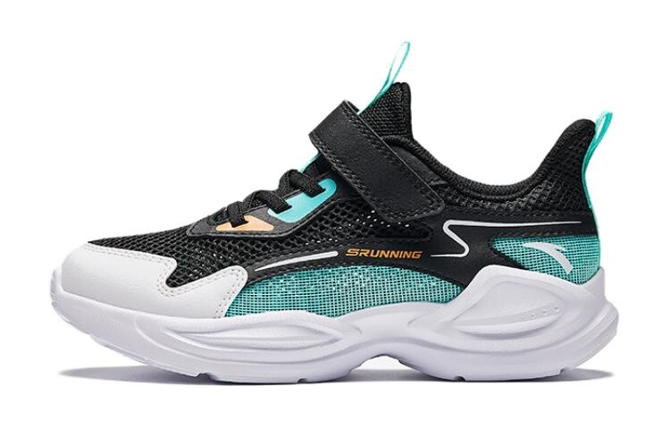 

Детские кроссовки GS Low-top, черные/флуоресцентные, аквамарин/оранжевый закат Anta Kids