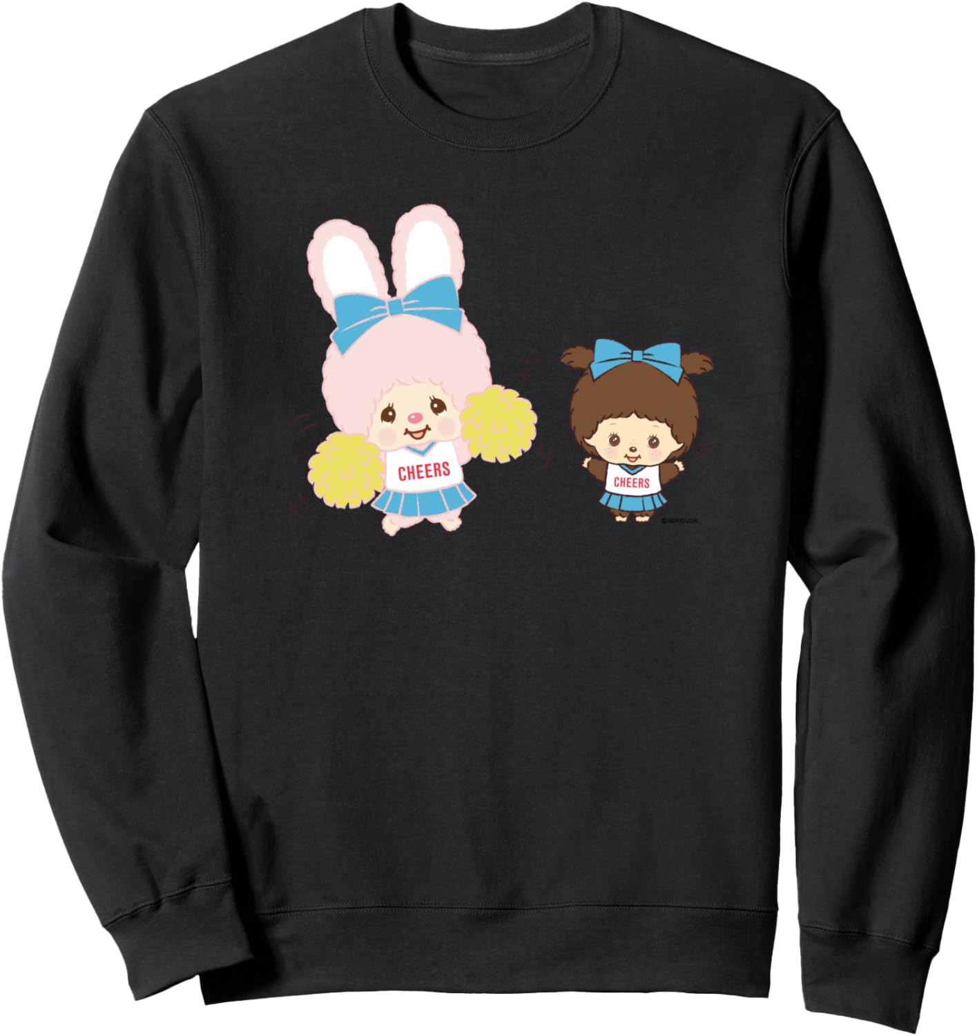 

Толстовка с графическим принтом Monchitch Monchhichi, черный