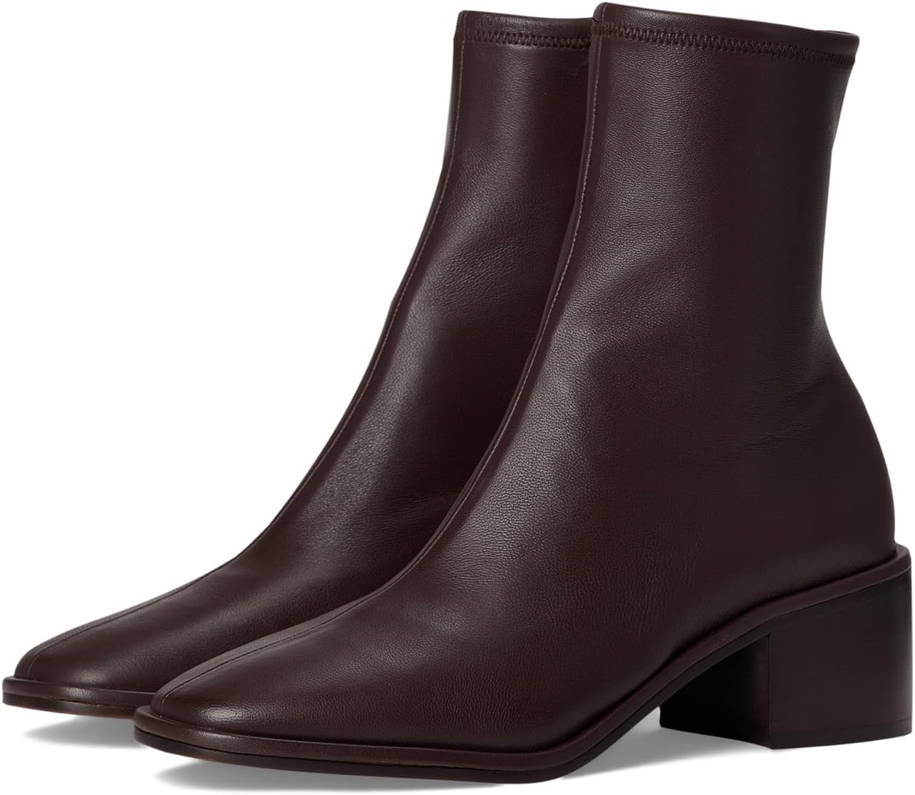 Ботинки Loeffler Randall Roxy Stretch Ankle Bootie With Block Heel, цвет Espresso