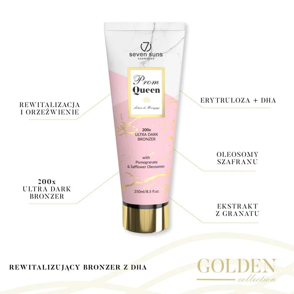 Ультратемный бронзатор «Queen Ultra Dark Bronzer Golden Edition» от 7 Suns Cosmetics 7 Suns Cosmetics — фото 2