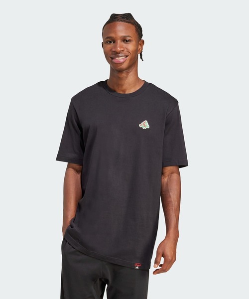 

Футболка с принтом Adidas, черный