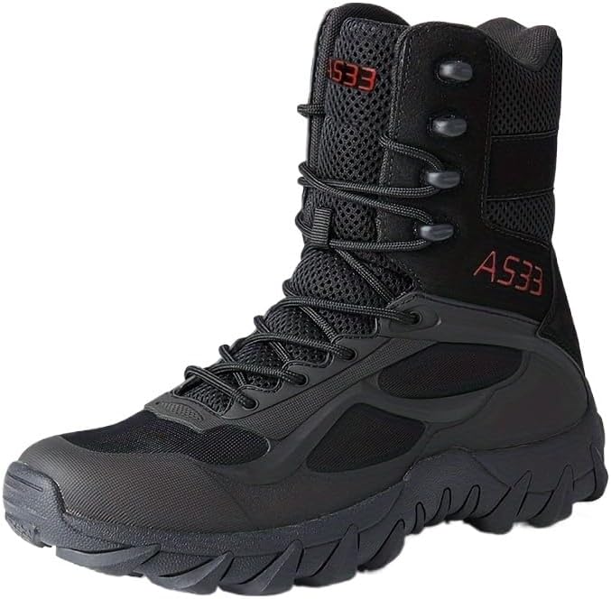 

Мужские походные ботинки Hhhchpm, износостойкие, с нескользящей подошвой, удобные ботинки для активного отдыха, походов, скалолазания, охоты и трекинга, черный