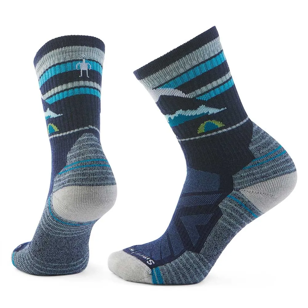 

Носки Smartwool Hike Light Cushion Mountain Moon Crew, синий