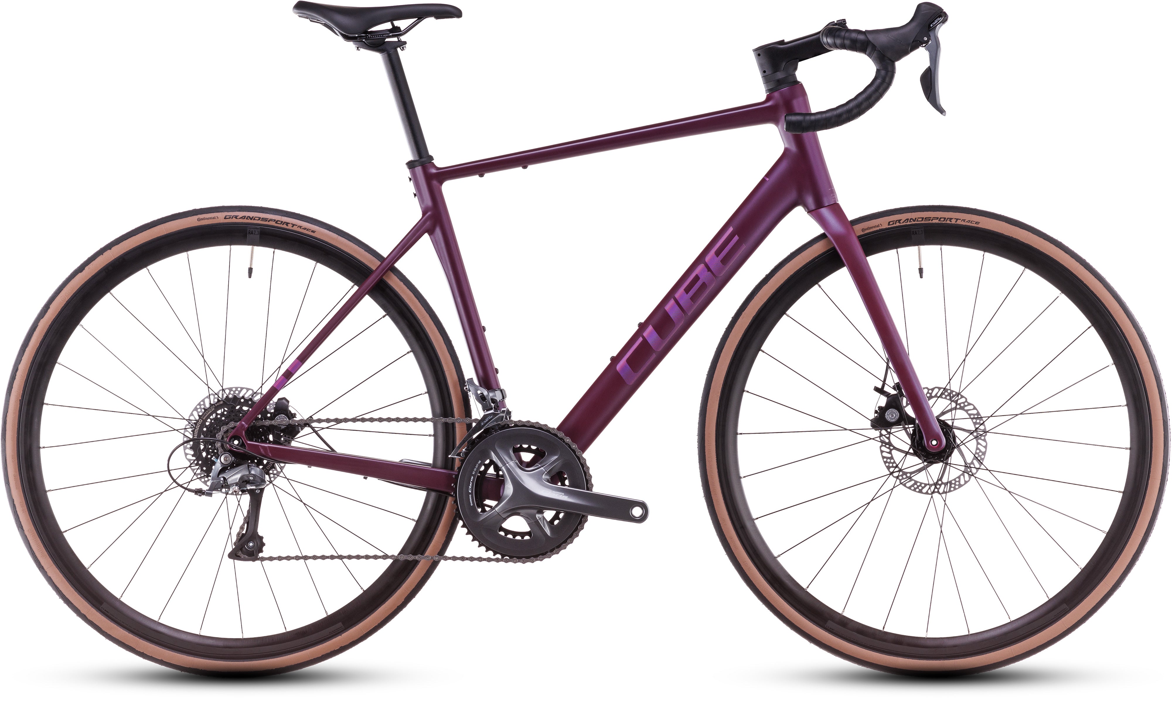 

Шоссейный велосипед Cube Attain Pro hyperpurple´n´helio (2025)