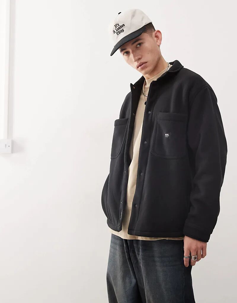 

Куртка penmar heavyweight polar флис черного цвета Vans