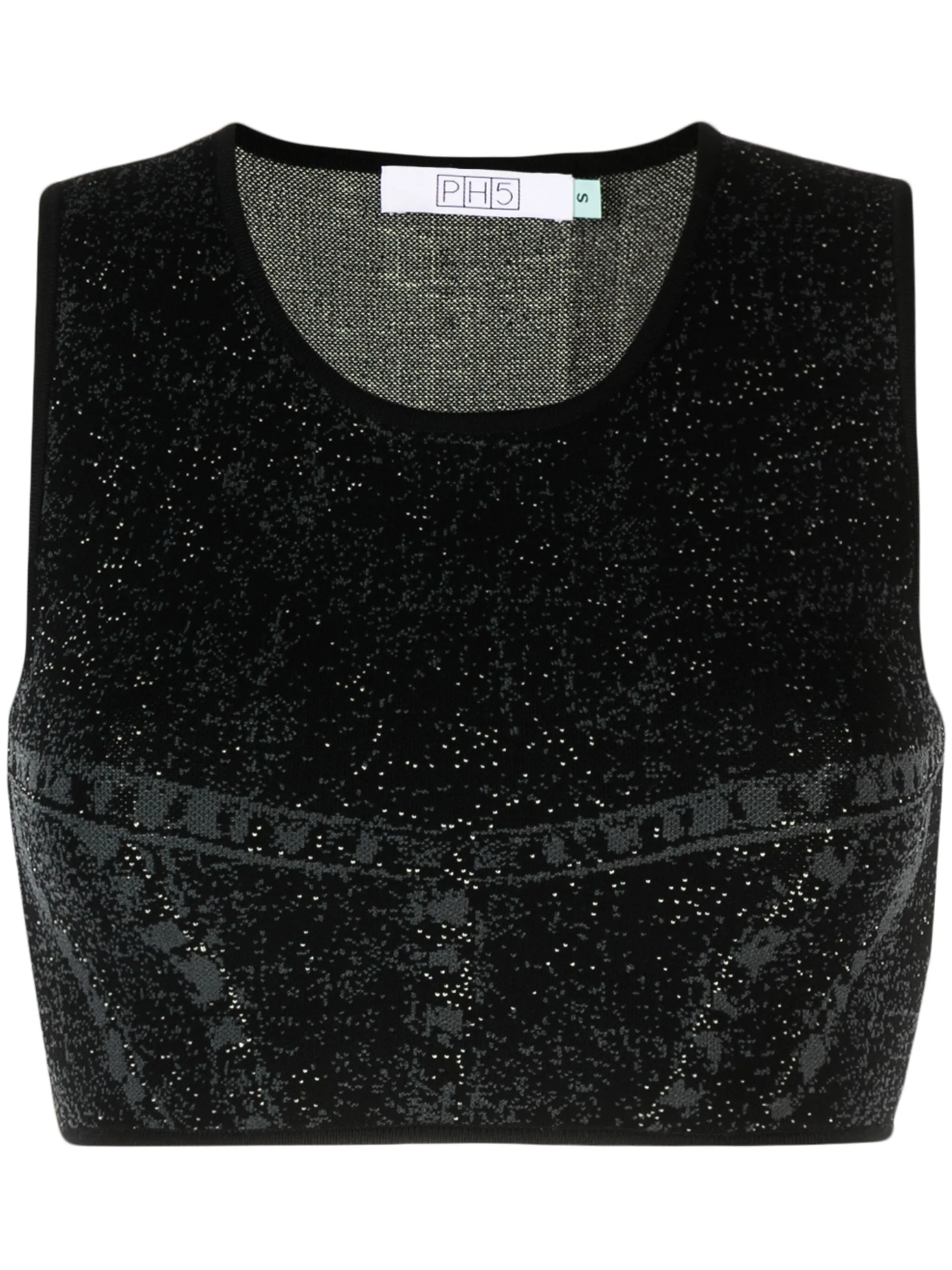 

Укороченный топ Lillian с принтом Ph5, черный