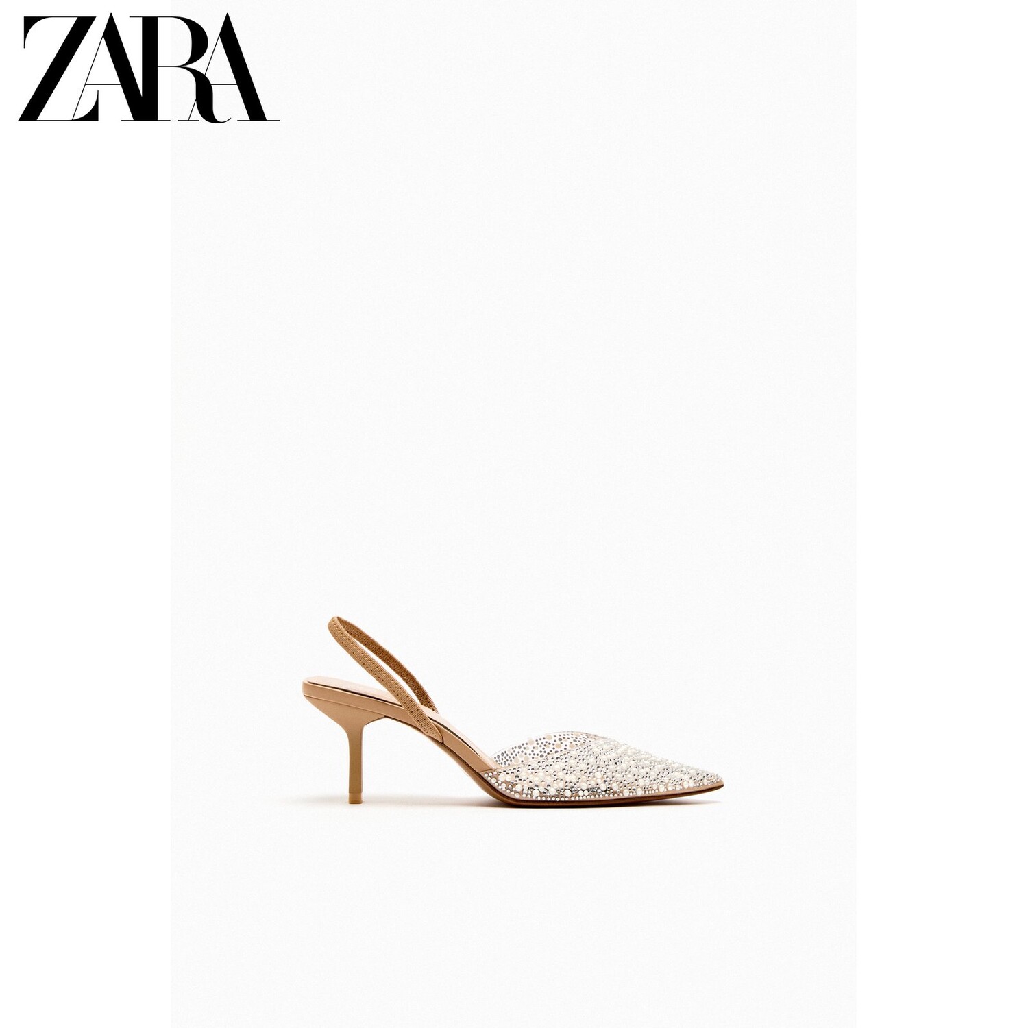 

Туфли женские Zara с острым носком, коричневый