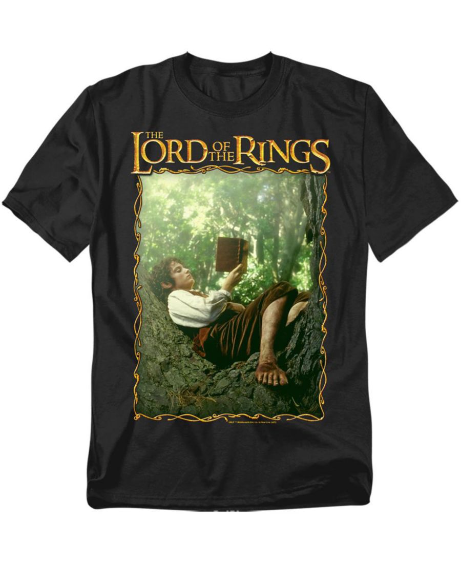 

Мужская футболка Reader Frodo Lord Of The Rings, Black, Черный, Мужская футболка Reader Frodo Lord Of The Rings, Black