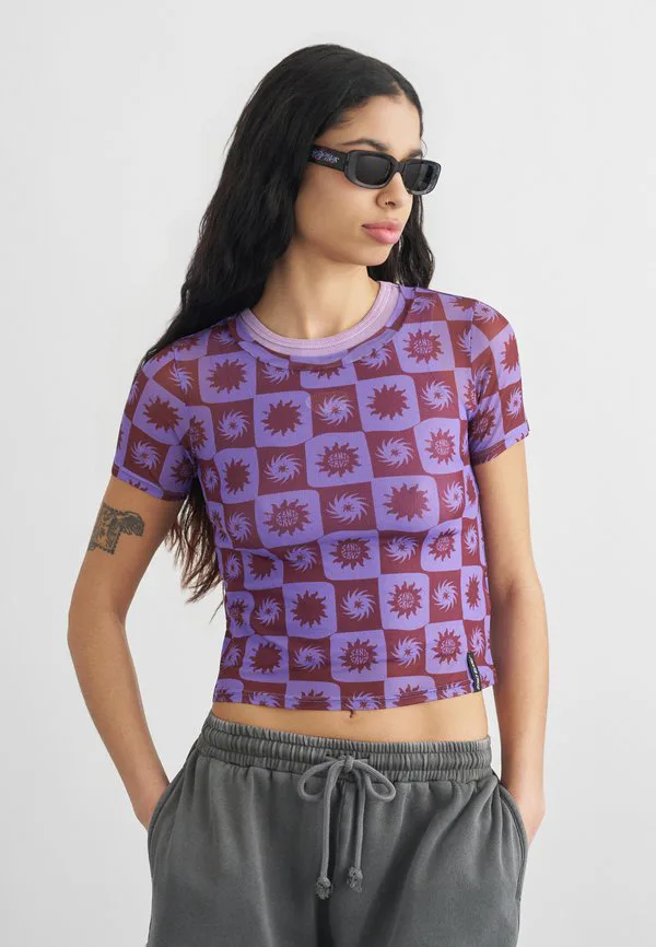 

Футболка с цифровым принтом в виде полосок Santa Cruz, Purple, Фиолетовый, Футболка с цифровым принтом в виде полосок Santa Cruz, Purple