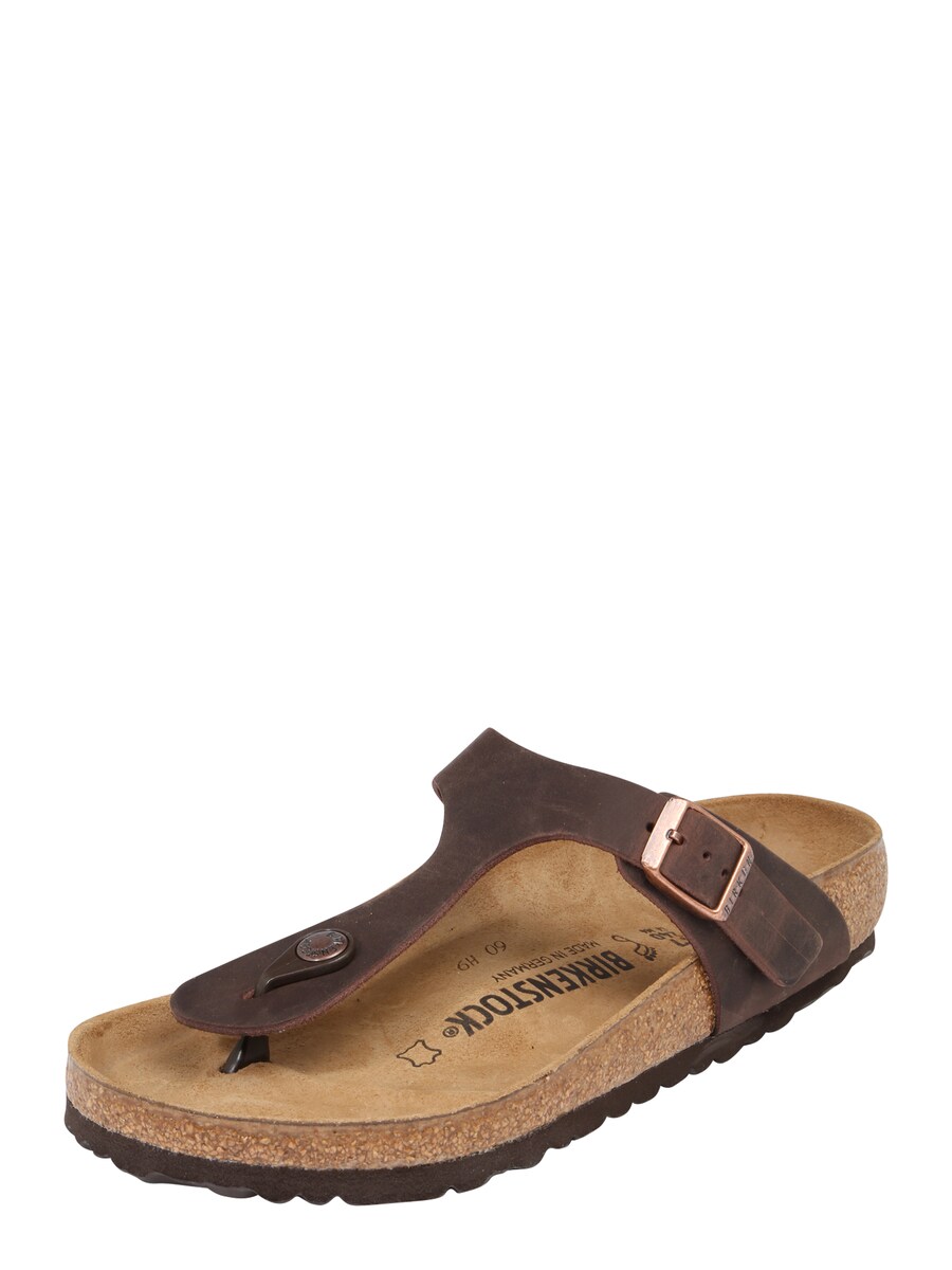 Сандалии с Т-образной перемычкой BIRKENSTOCK Gizeh, Dark brown