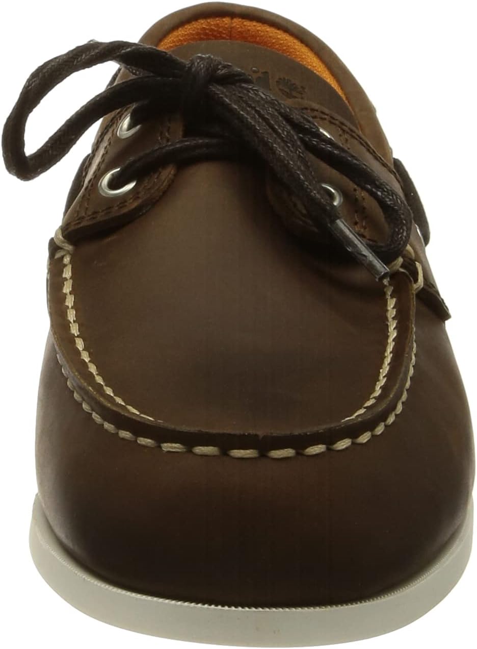 Timberland мужские лодочные туфли FTW, Dk Brown Full Grain — фото 2