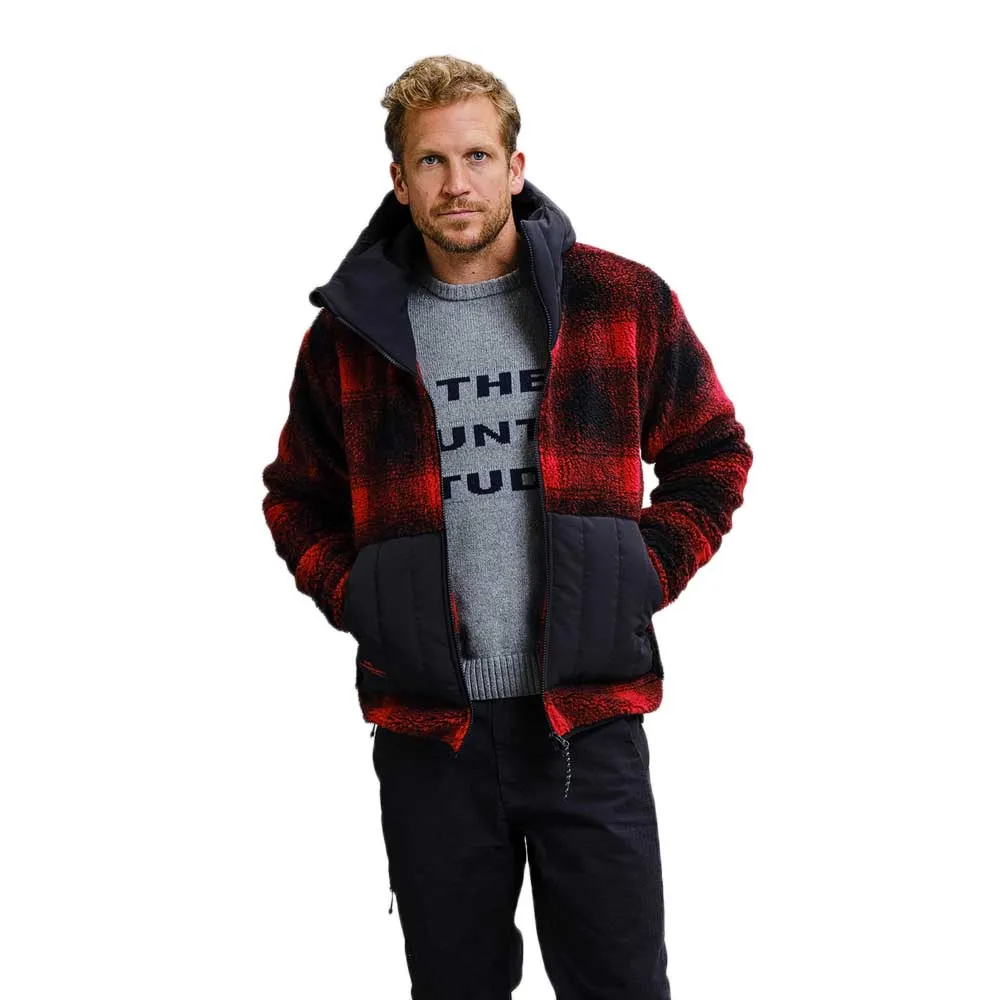 

Флис The Mountain Studio Rocky mountain check full zip, красный