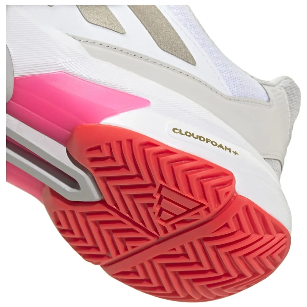 Женские теннисные кроссовки COURTJAM CONTROL Adidas, серый/розовый — фото 3