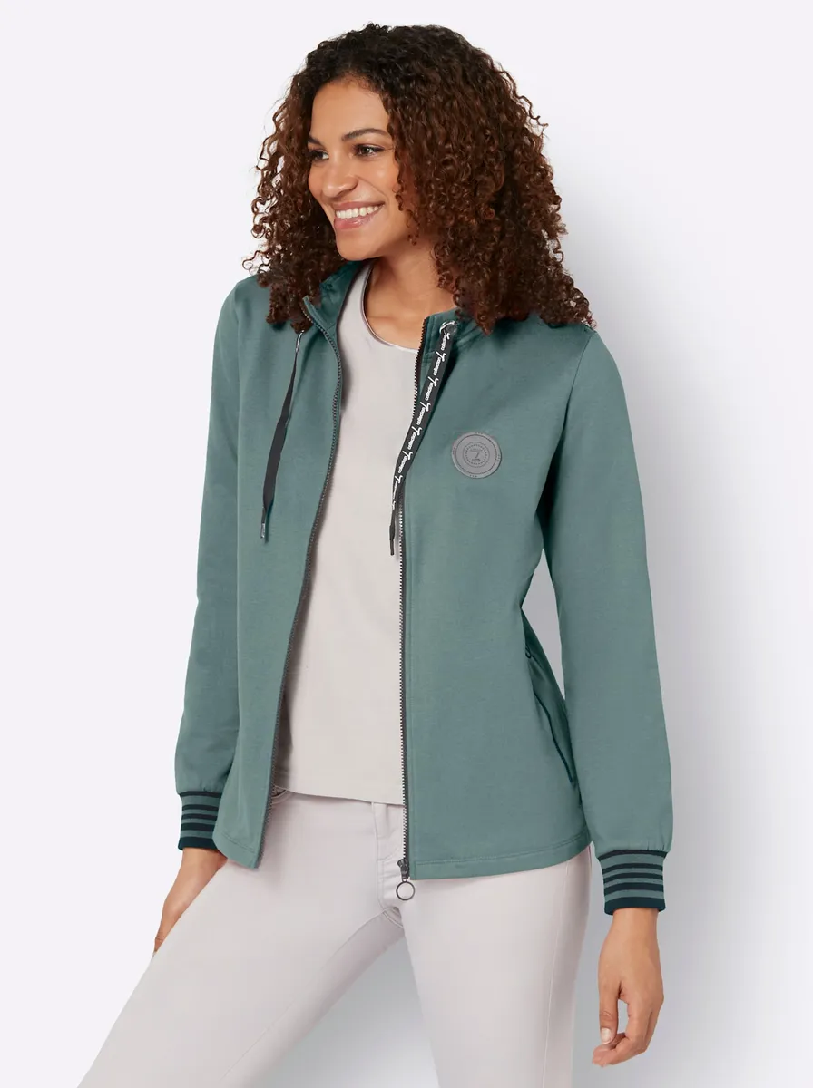 

Повседневная куртка-рубашка "Sweat Jacket" Casual Looks, цвет Jade