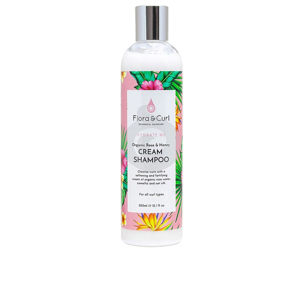 

Увлажняющий шампунь Hidrate Me Organic Rose & Honey Cream Shampoo Flora And Curl, 300 мл