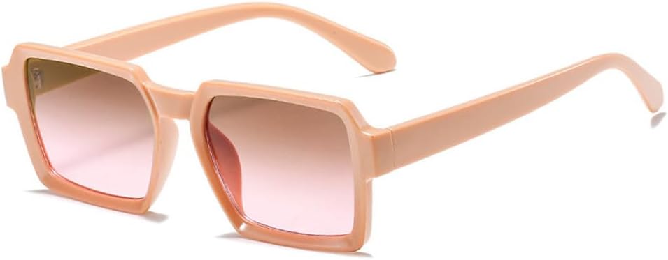 

Винтажные солнцезащитные очки для женщин, модные солнцезащитные очки для женщин, оранжево-коричневые очки с прозрачными линзами, мужские солнцезащитные очки UV400 TKKTLLT, C6pink-brownpink