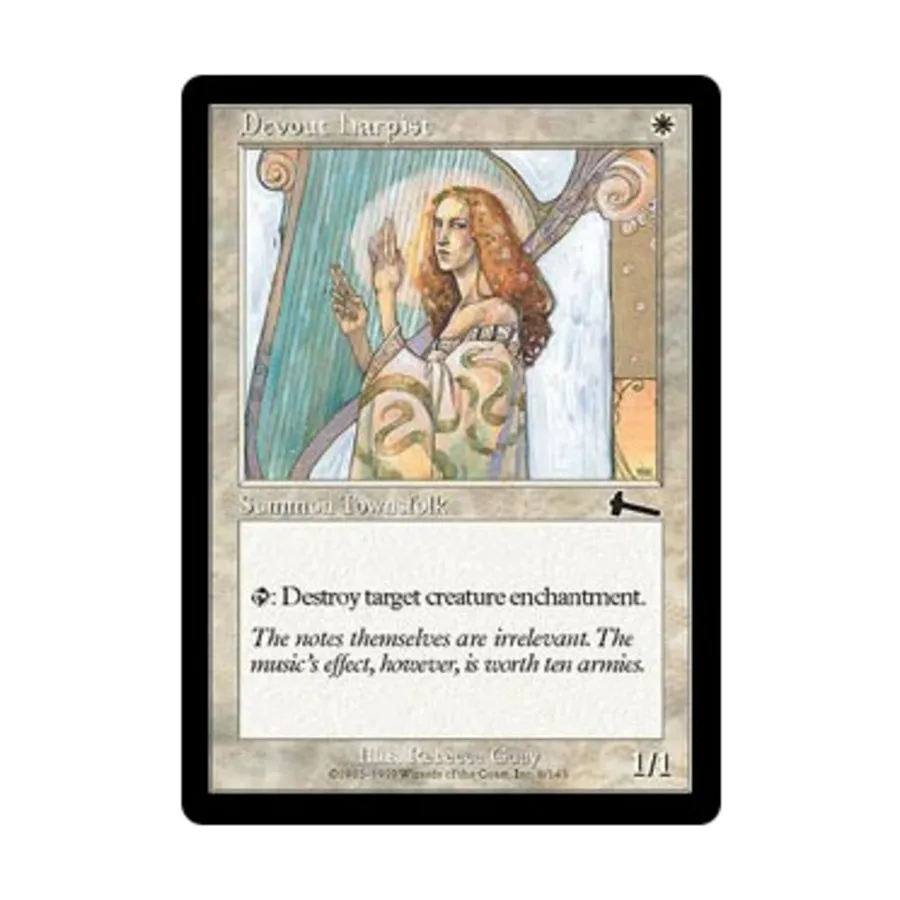 

CCG Преданный арфист (клавиша C), MTG - Urza's Legacy