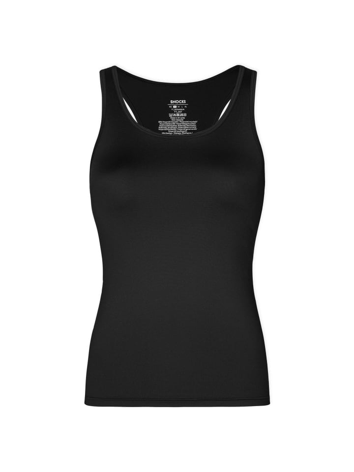 

Топ SNOCKS Racer Back Tank 1 Stück, черный