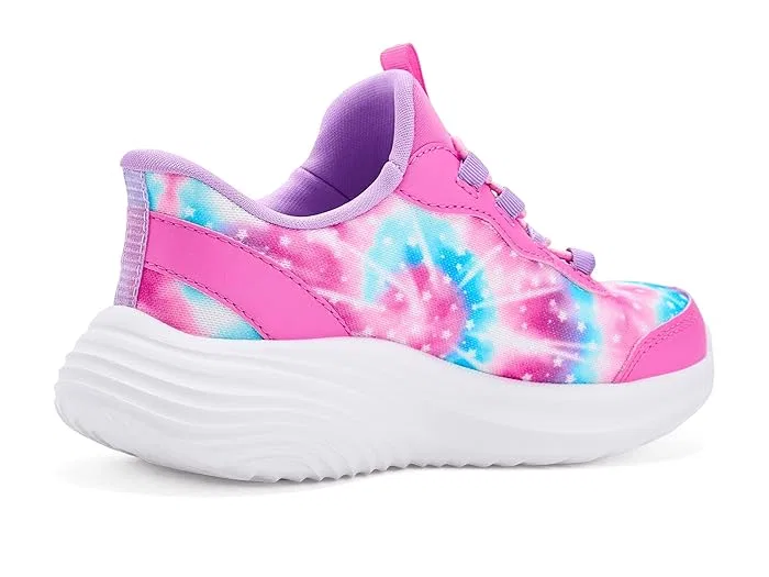 Кроссовки с технологией Hands Free Slip-Ins Bounder Pro SKECHERS KIDS, Lavendar — фото 4