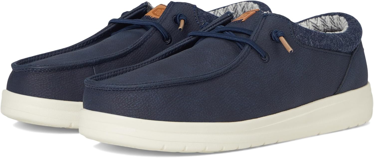 

Кроссовки Hey Dude Mens Paul Classic (Toddler) Heydude, темно-синий