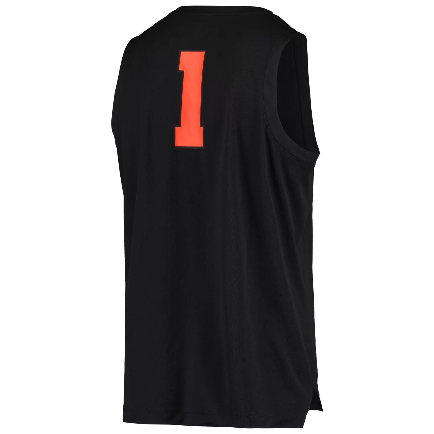 Мужская черная баскетбольная майка #1 Oregon State Beavers реплика Nike — фото 3