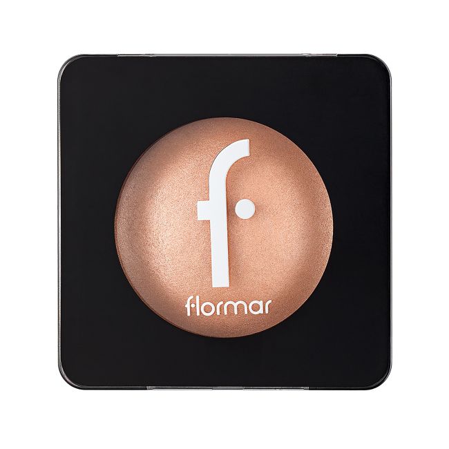 

Запеченные румяна на основе румян Flormar, цвет 043 golden peach, 4 гр