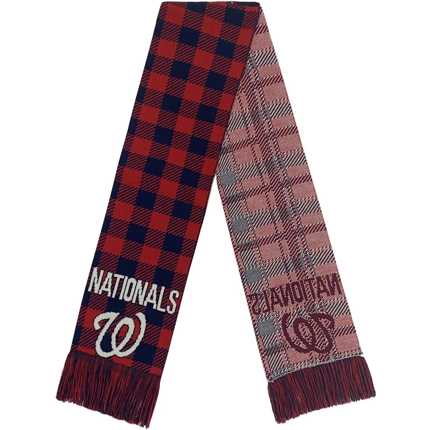 

FOCO Washington Nationals Клетчатый шарф с цветными блоками
