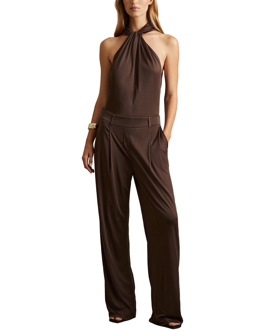 

Комбинезон Reiss Claudia Jersey, коричневый